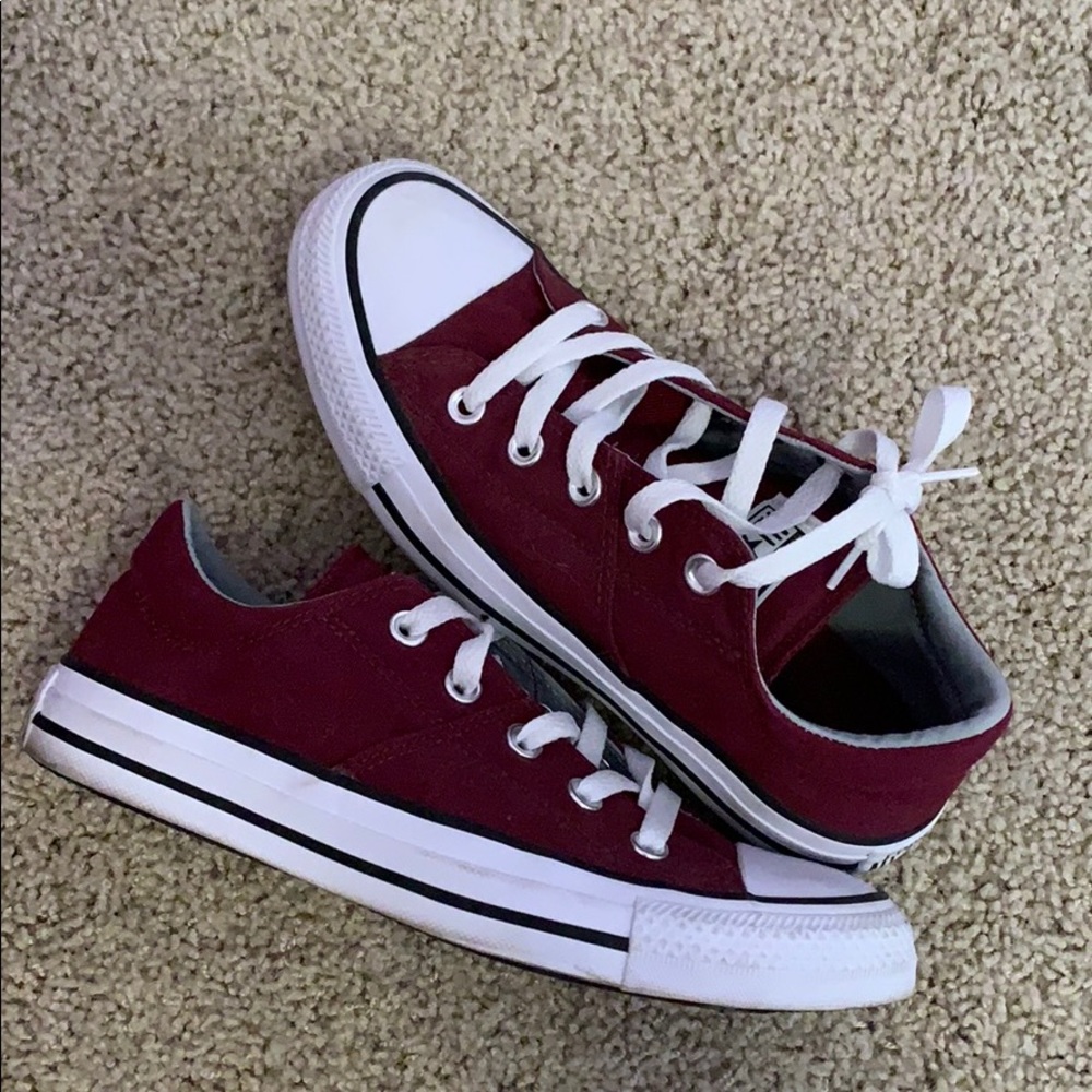 Maroon Converse